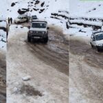 Thar, Jimny Fail On Icy Uphill, ‘Lord Alto’ Makes It Look Easy