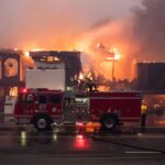 Photos capture Southern California wildfires burning homes, businesses