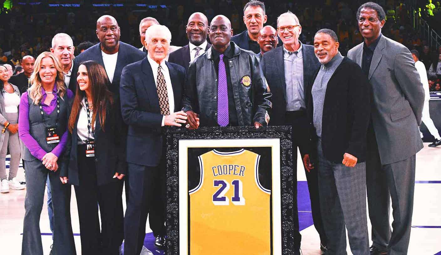 Lakers retire Michael Cooper’s No. 21 jersey on an emotional night