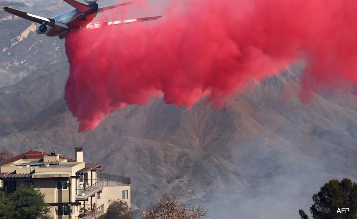 What Is Pink Powder Dropped By Planes That’s Helping Fight Los Angeles Wildfires