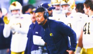 Bears’ thorough coaching search could include Notre Dame’s Marcus Freeman