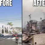 Video Shows Before And After Wildfire Burnt Down Iconic Building In US