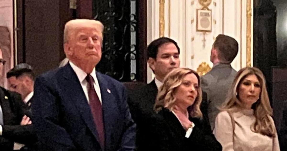 Trump praises Italian Prime Minister Giorgia Meloni for having “taken Europe by storm” during surprise Mar-a-Lago visit