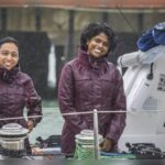 Two women officers set sail aboard INSV Tarini on Drake Passage leg of global expedition