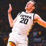 Payton Sandfort’s huge second half propels Iowa to 85-60 romp over Indiana