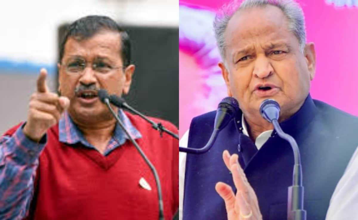 Arvind Kejriwal Hits Back At Ashok Gehlot: “Congress-BJP Tie-Up Proved”