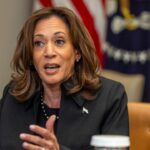 California fires: VP Harris called out over claim about insurance companies