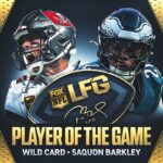 Tom Brady’s LFG Player of the Game for Wild Card Weekend: Eagles RB Saquon Barkley