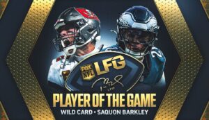 Tom Brady’s LFG Player of the Game for Wild Card Weekend: Eagles RB Saquon Barkley