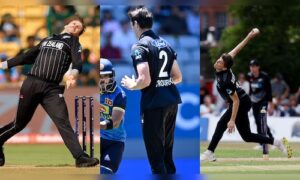 New Zealand names young pacers Will O’Rourke, Nathan Smith and Ben Sears in its ICC Champions Trophy squad