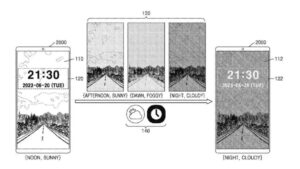 Samsung Wins Patent for AI-Powered Wallpaper Feature Based on Time of Day, Weather