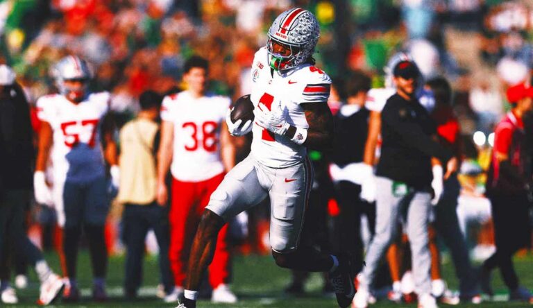 Ohio State’s Jeremiah Smith breaks Big Ten’s freshman TD receiving record