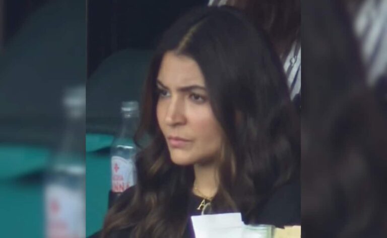 Anushka Sharma’s Reaction After Virat Kohli Almost Falls For First-Ball Duck Goes Viral – Watch