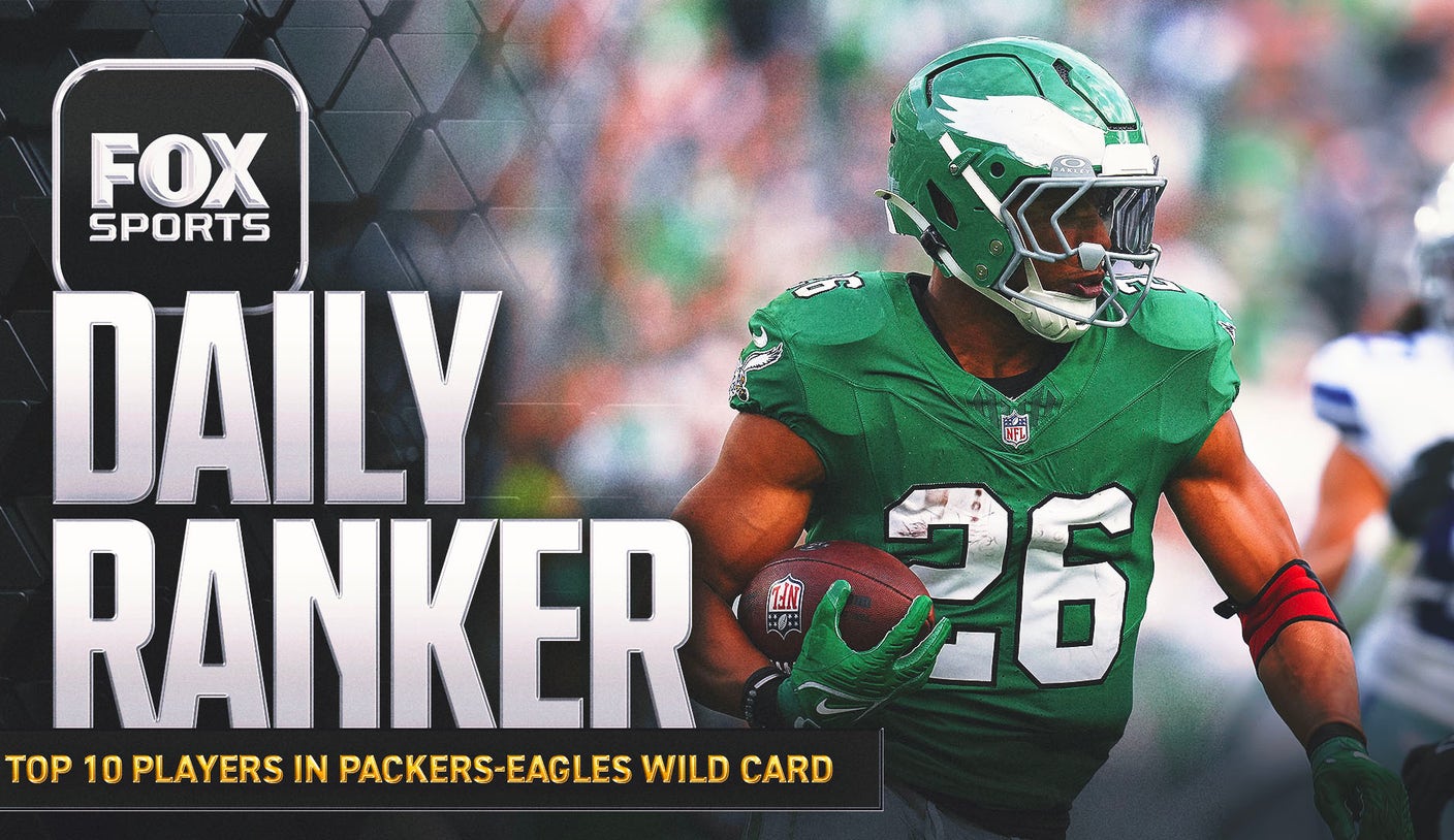 Who are the 10 best players in Packers-Eagles wild-card round matchup?