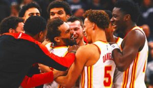 Trae Young’s half-court heave lifts Hawks to buzzer-beating win over Jazz